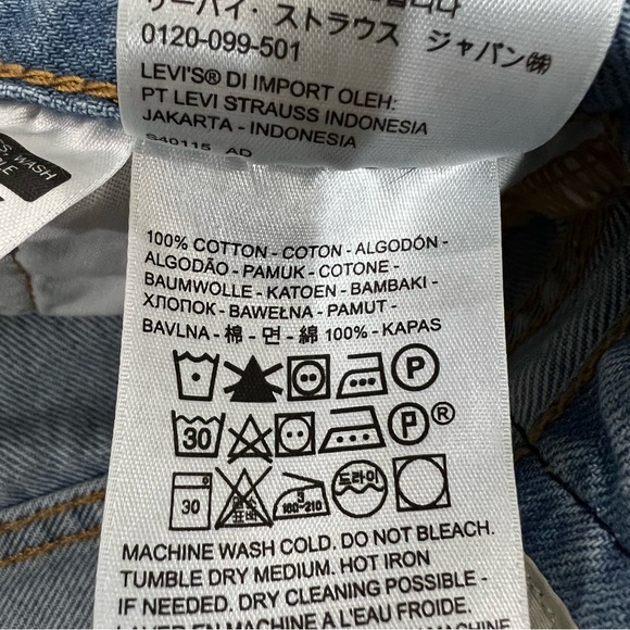 Levi’s Premium 501 Slouch Short in Slouch Around Size 25 - Picture 7 of 10